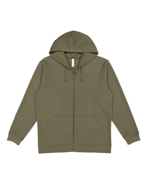 LAT 6927 Unisex Full-Zip Hoodie Sweatshirt