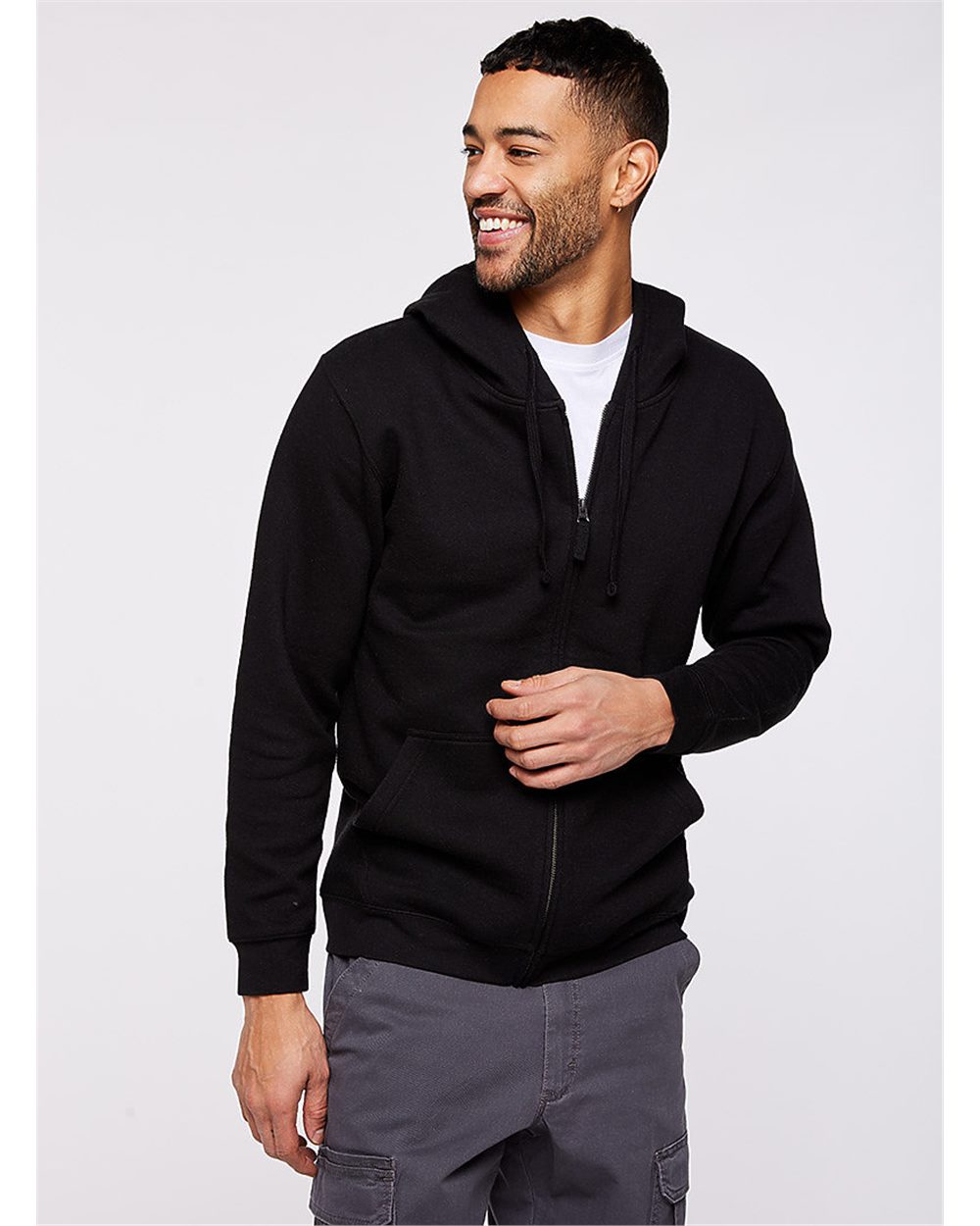 LAT 6927 Unisex Full-Zip Hoodie Sweatshirt