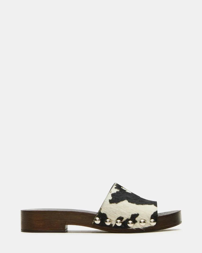 Steve Madden-Cento Black Cow Print