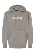Faith Unisex Pigment-Dyed Hoodie Sweatshirt